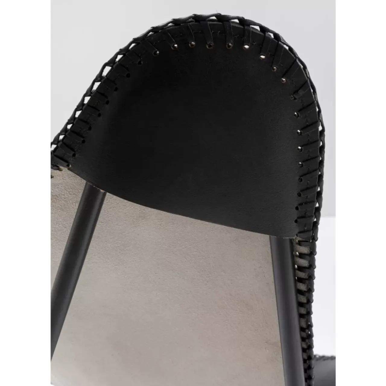 KARE Design Sessel-Sessel California Leder Schwarz