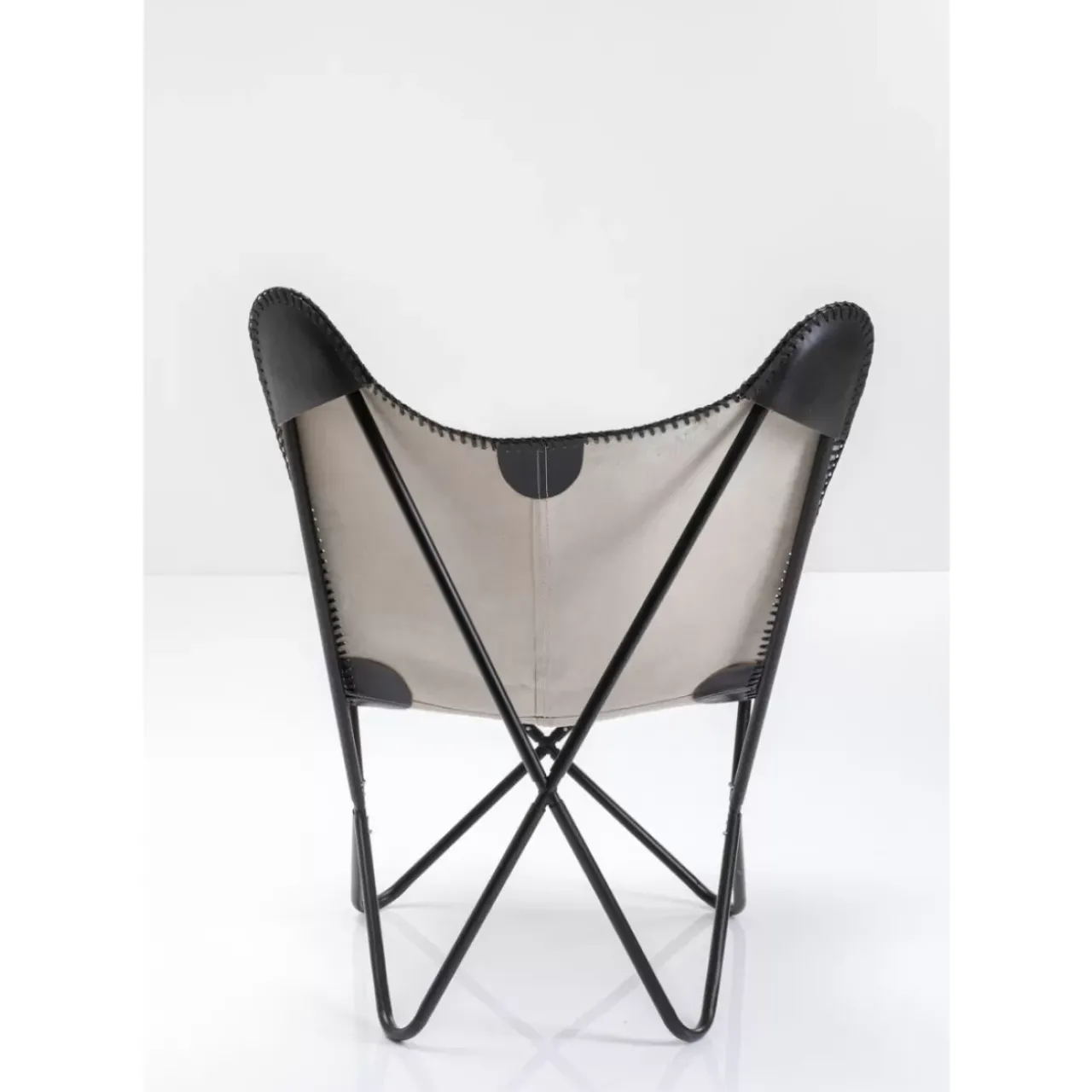 KARE Design Sessel-Sessel California Leder Schwarz