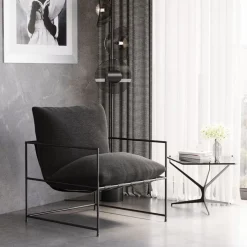 KARE Design Sessel-Sessel Cuby Grau