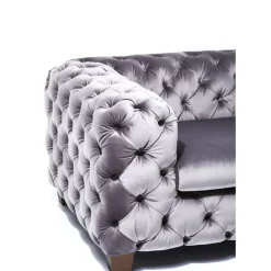 KARE Design Sessel-Sessel Desire Silbergrau