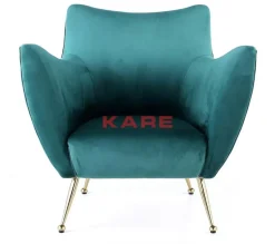 KARE Design Sessel-Sessel Goldfinger Grun