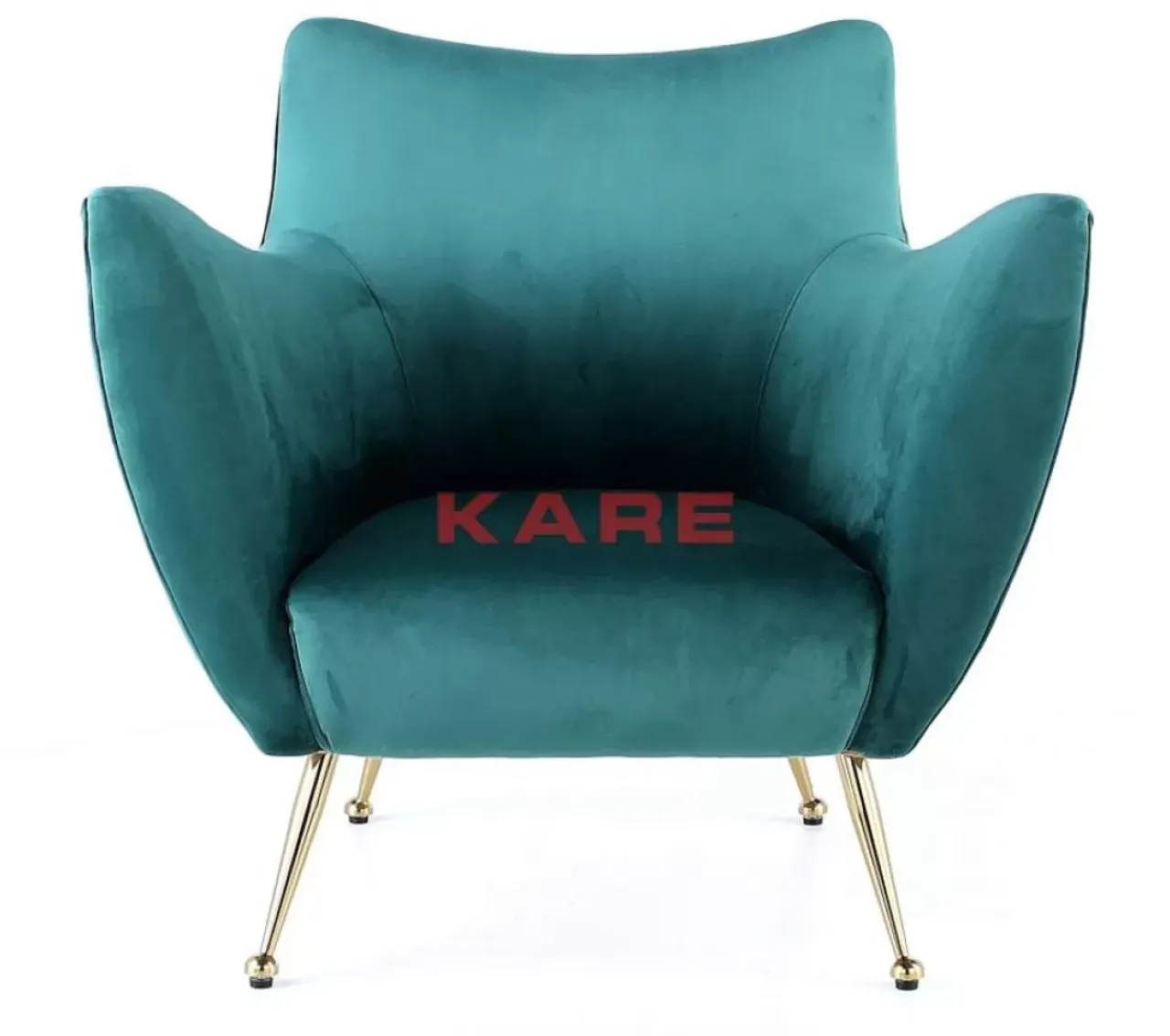 KARE Design Sessel-Sessel Goldfinger Grun