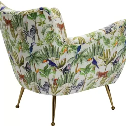 KARE Design Sessel-Sessel Goldfinger Tropical