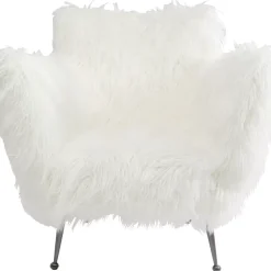 KARE Design Sessel-Sessel Goldfinger Weis