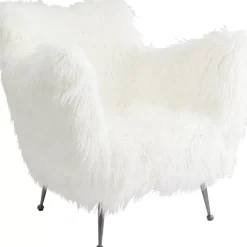 KARE Design Sessel-Sessel Goldfinger Weis