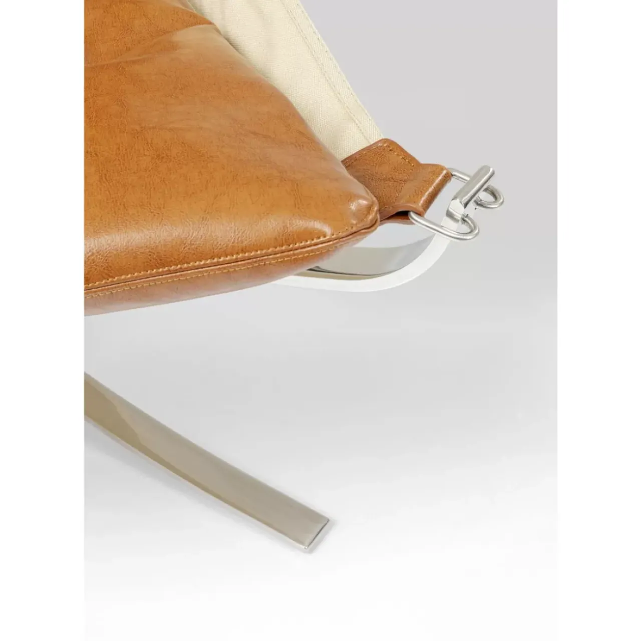 KARE Design Sessel-Sessel Mit Hocker Washington Braun