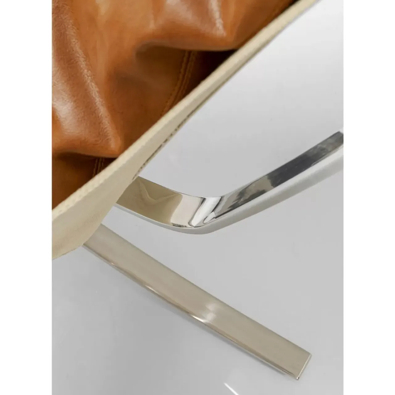 KARE Design Sessel-Sessel Mit Hocker Washington Braun