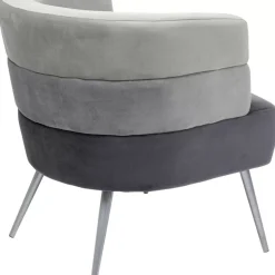 KARE Design Sessel-Sessel Sandwich Grau