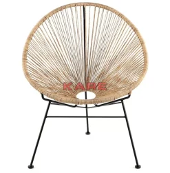 KARE Design Outdoormöbel-Sessel Spaghetti Natur