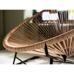 KARE Design Outdoormöbel-Sessel Spaghetti Natur