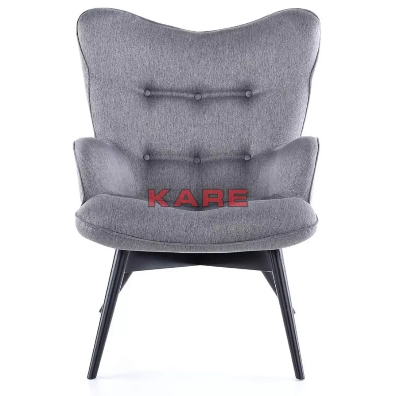 KARE Design Sessel-Sessel Vicky Loco Grau