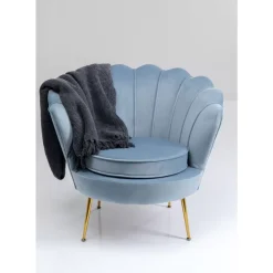 KARE Design Sessel-Sessel Water Lily Aqua