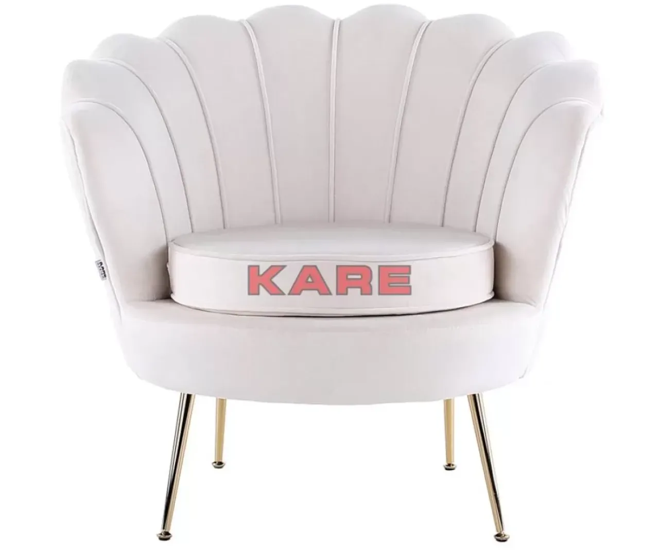 KARE Design Sessel-Sessel Water Lily Beige