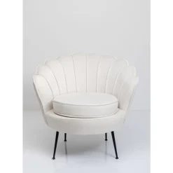 KARE Design Sessel-Sessel Water Lily Black Beige