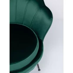 KARE Design Sessel-Sessel Water Lily Black Dunkelgrun