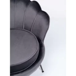 KARE Design Sessel-Sessel Water Lily Black Grau