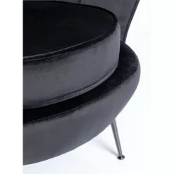 KARE Design Sessel-Sessel Water Lily Black Schwarz