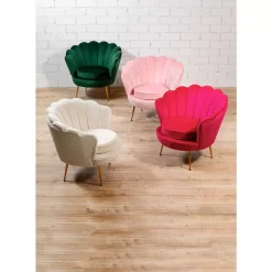 KARE Design Sessel-Sessel Water Lily Dunkel Grun