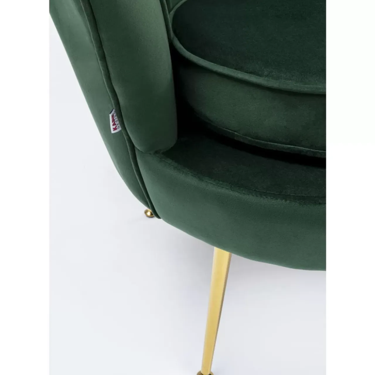 KARE Design Sessel-Sessel Water Lily Dunkel Grun