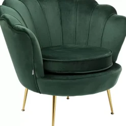 KARE Design Sessel-Sessel Water Lily Dunkel Grun