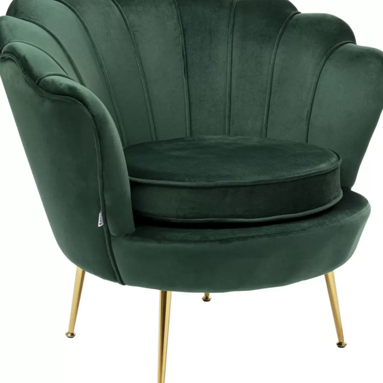 KARE Design Sessel-Sessel Water Lily Dunkel Grun