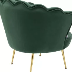 KARE Design Sessel-Sessel Water Lily Dunkel Grun
