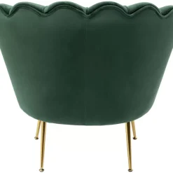 KARE Design Sessel-Sessel Water Lily Dunkel Grun