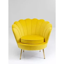 KARE Design Sessel-Sessel Water Lily Gelb