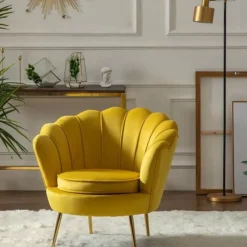 KARE Design Sessel-Sessel Water Lily Gelb