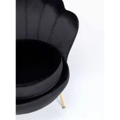 KARE Design Sessel-Sessel Water Lily Gold Schwarz