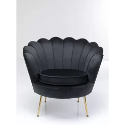 KARE Design Sessel-Sessel Water Lily Schwarz