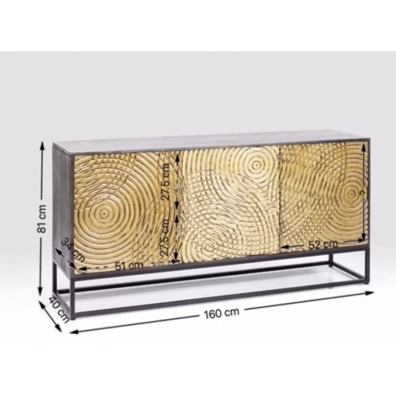 KARE Design Kommoden & Sideboards-Sideboard Circulo