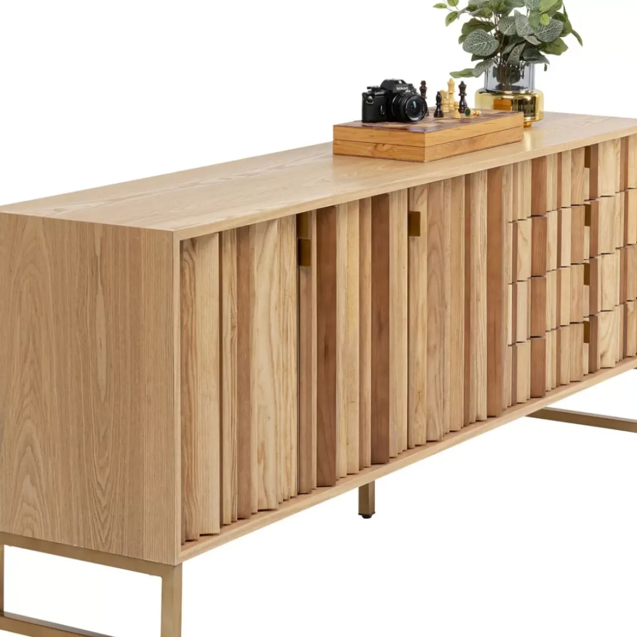 KARE Design Kommoden & Sideboards-Sideboard Concertina Natur 186X74Cm