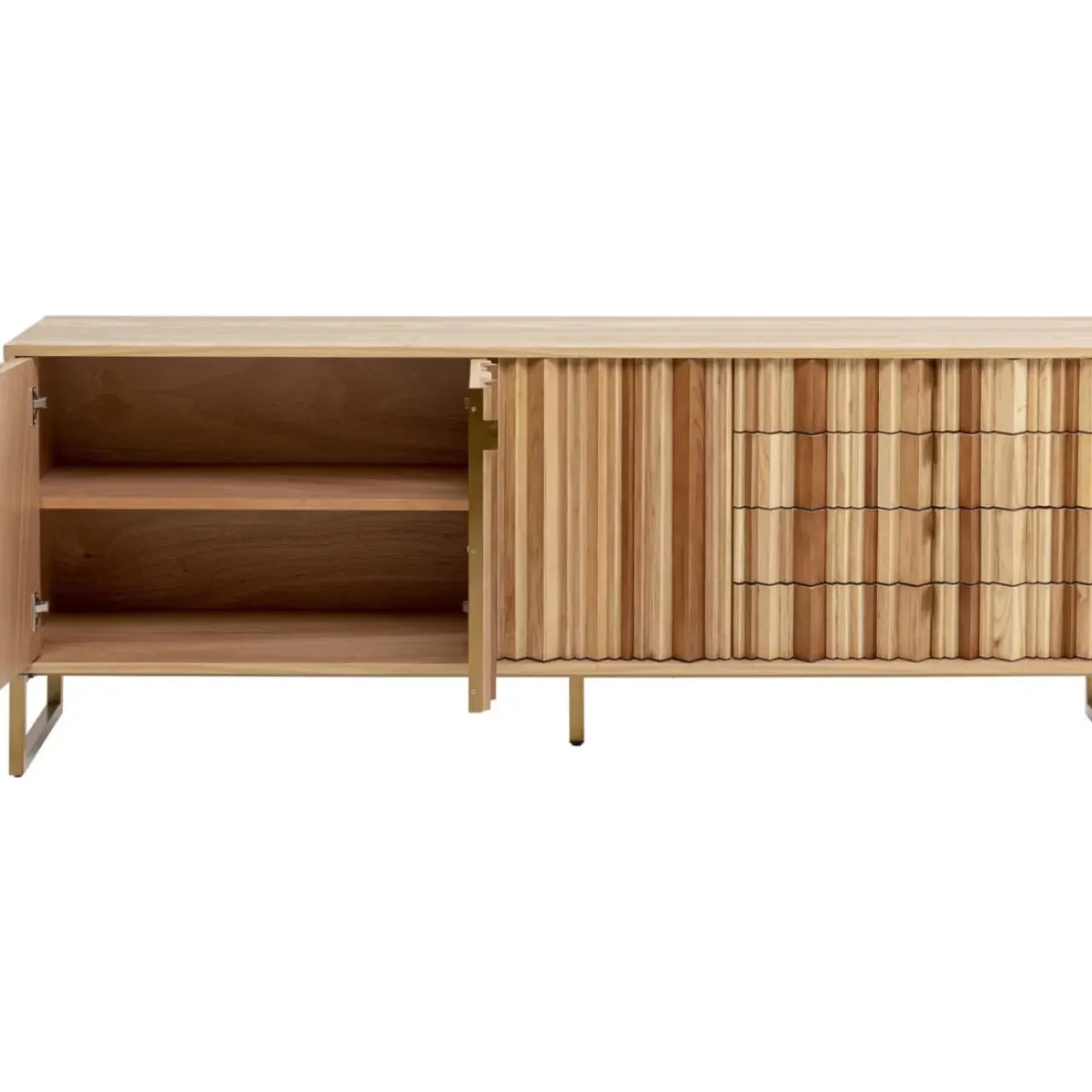 KARE Design Kommoden & Sideboards-Sideboard Concertina Natur 186X74Cm