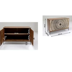 KARE Design Kommoden & Sideboards-Sideboard Eye Of Tiger 115