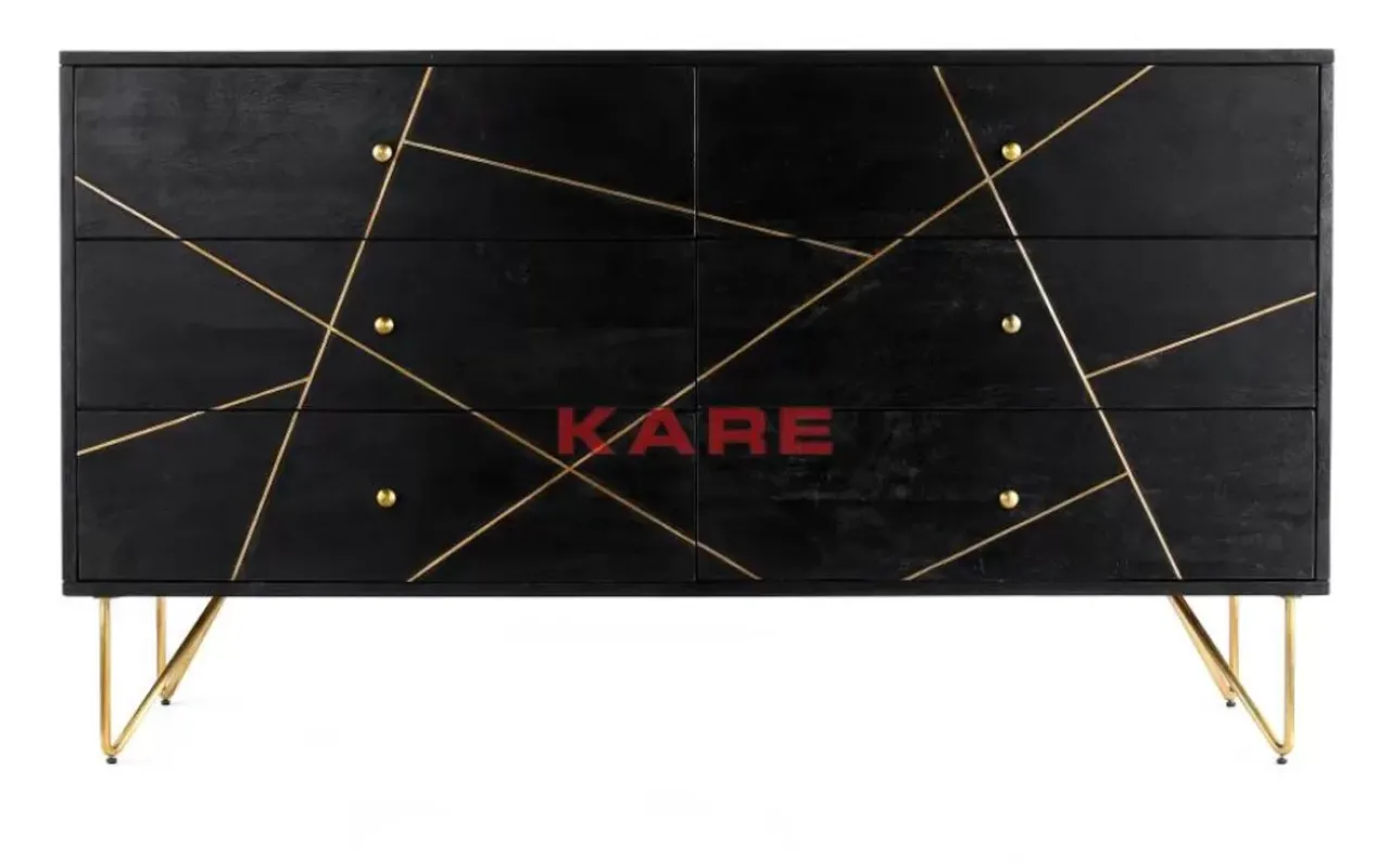 KARE Design Kommoden & Sideboards-Sideboard Gold Vein
