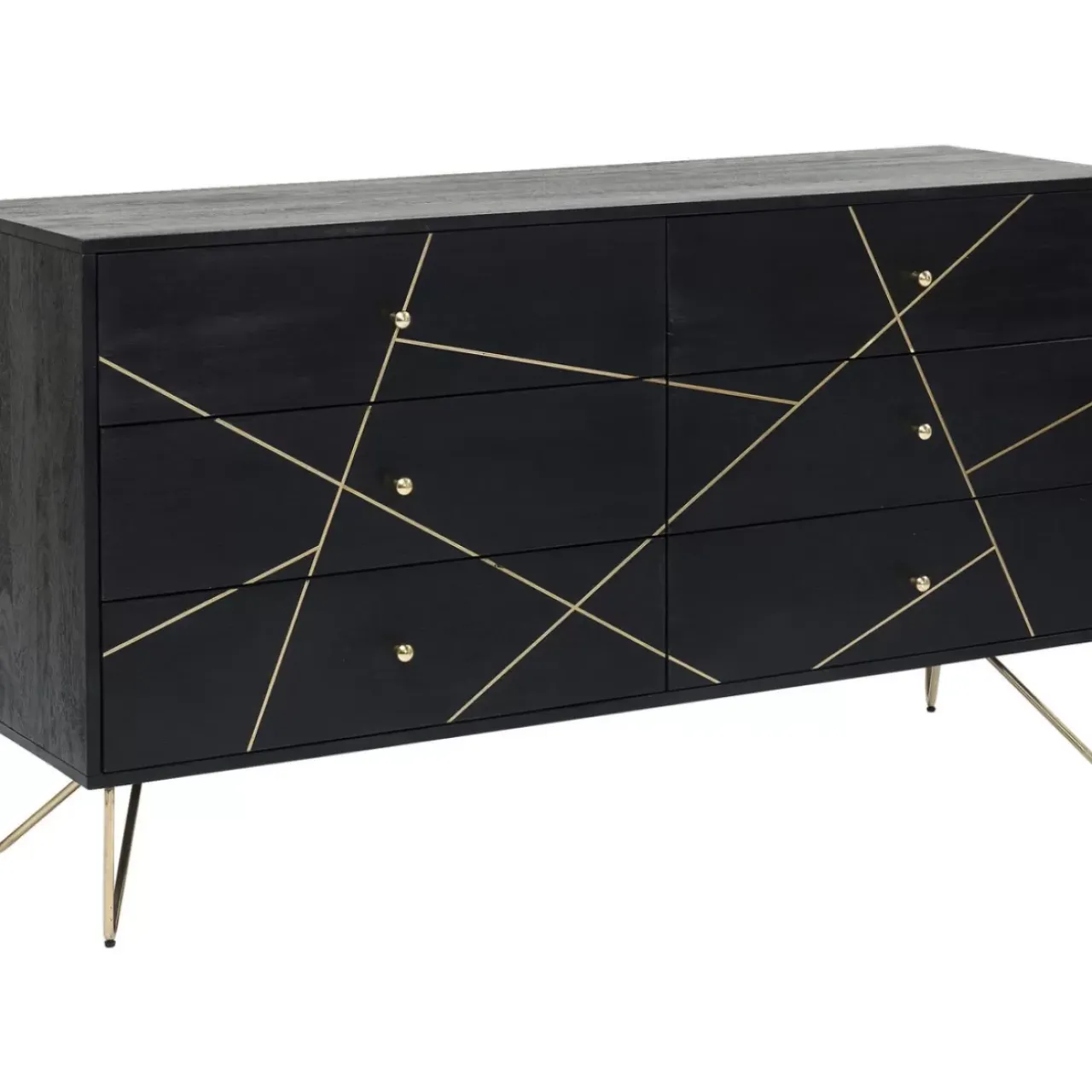 KARE Design Kommoden & Sideboards-Sideboard Gold Vein