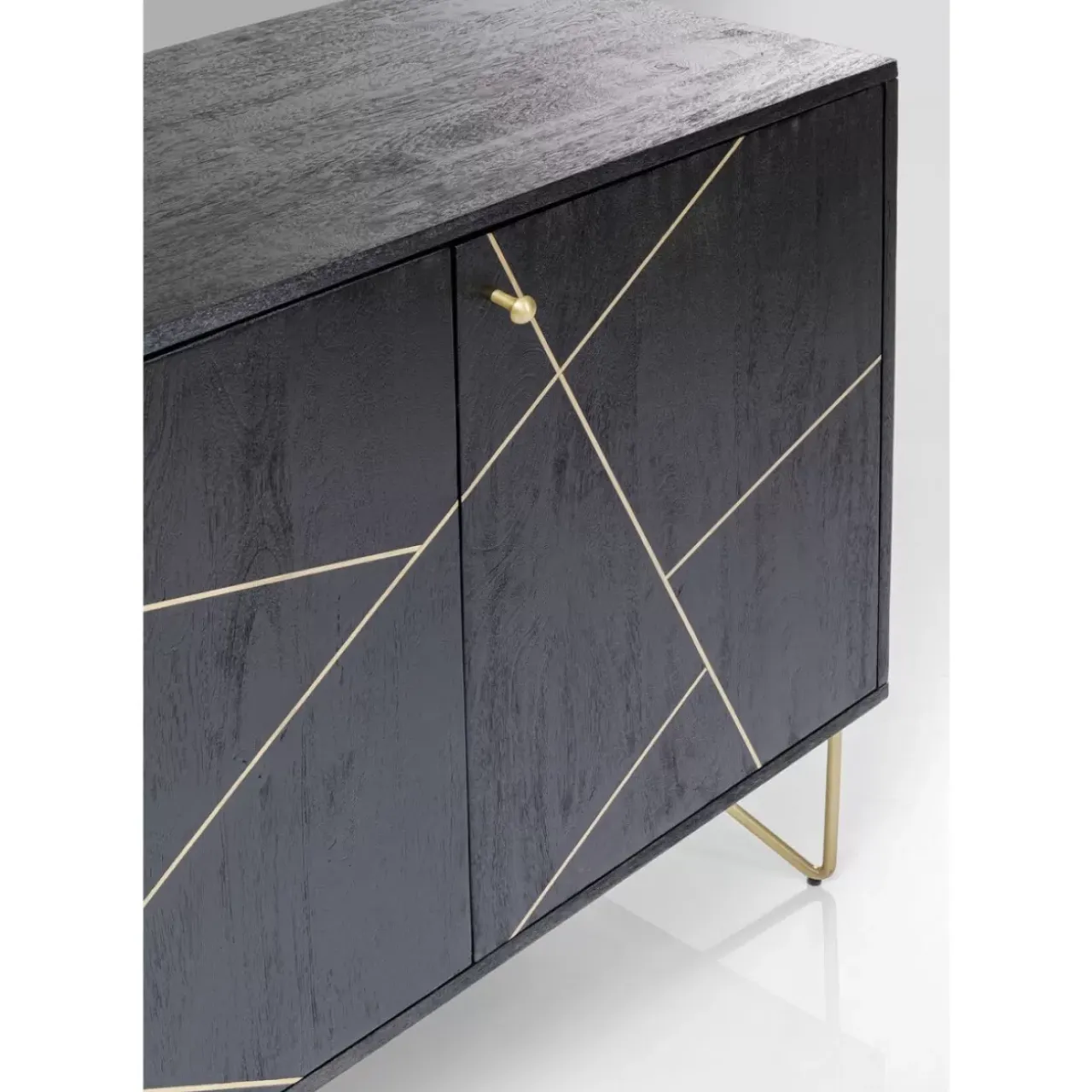 KARE Design Kommoden & Sideboards-Sideboard Gold Vein 3 Turig 145X82Cm