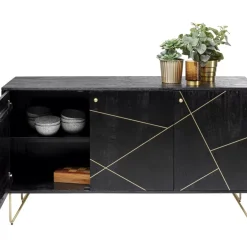 KARE Design Kommoden & Sideboards-Sideboard Gold Vein 3 Turig 145X82Cm