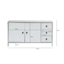 KARE Design Kommoden & Sideboards-Sideboard Rivet