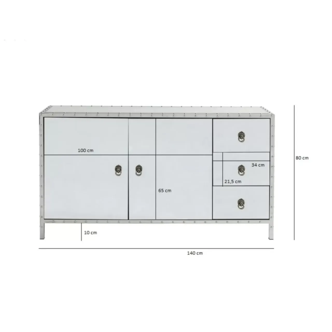 KARE Design Kommoden & Sideboards-Sideboard Rivet