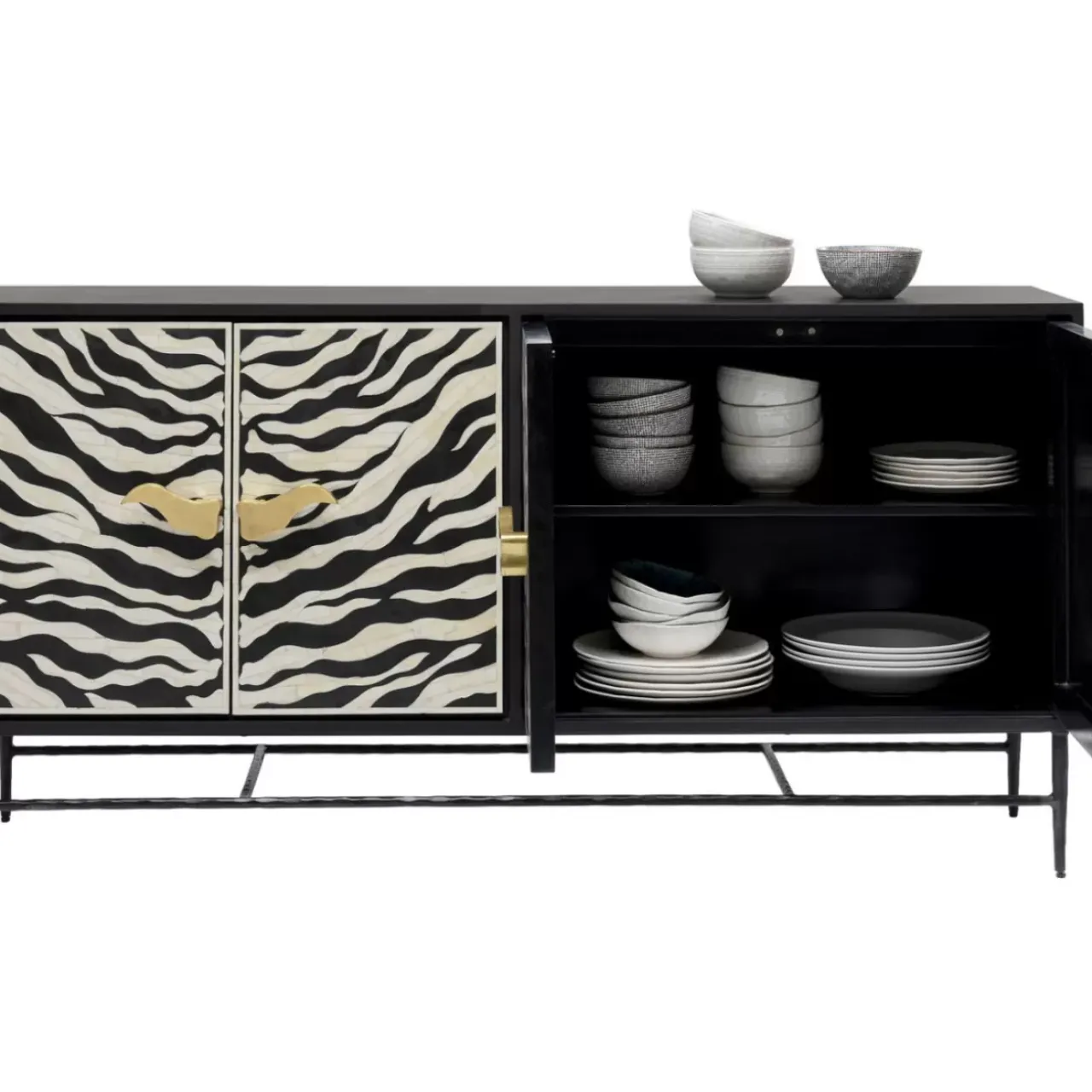KARE Design Kommoden & Sideboards-Sideboard Zebra 160X80Cm