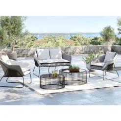 KARE Design Outdoormöbel-Sitzgruppe Bondi Beach (3/Tlg.)