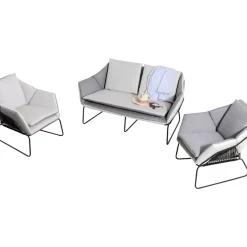 KARE Design Outdoormöbel-Sitzgruppe Bondi Beach (3/Tlg.)