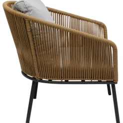 KARE Design Outdoormöbel-Sitzgruppe Elba Quattro Natur (4/Tlg.)