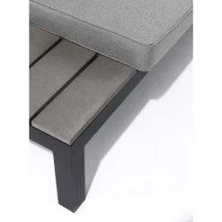 KARE Design Outdoormöbel-Sitzgruppe Holiday Schwarz (4-Tlg.)