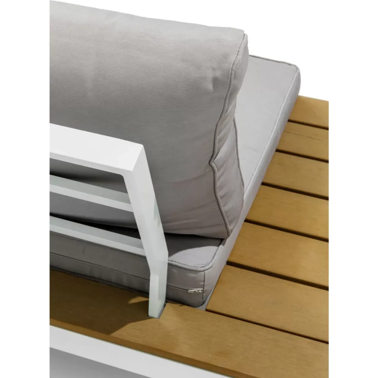 KARE Design Outdoormöbel-Sitzgruppe Holiday Weiss (4-Tlg.)