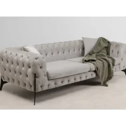 KARE Design Sofas & Couches-Sofa Bellissima 3-Sitzer Beige 240Cm