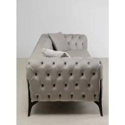 KARE Design Sofas & Couches-Sofa Bellissima 3-Sitzer Beige 240Cm