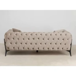 KARE Design Sofas & Couches-Sofa Bellissima 2-Sitzer Velvet Beige 200Cm
